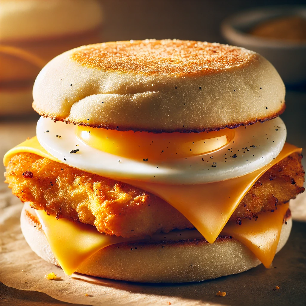 Chicken Egg and Cheese Muffin